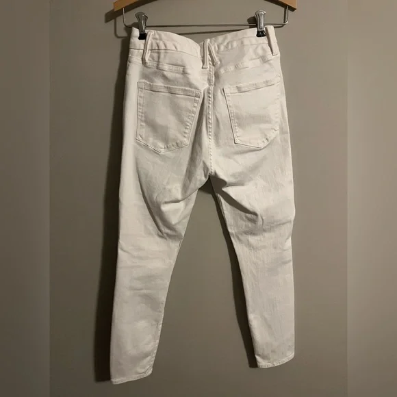 Good American White Skinny Jeans Size 4 - Picture 6 of 9